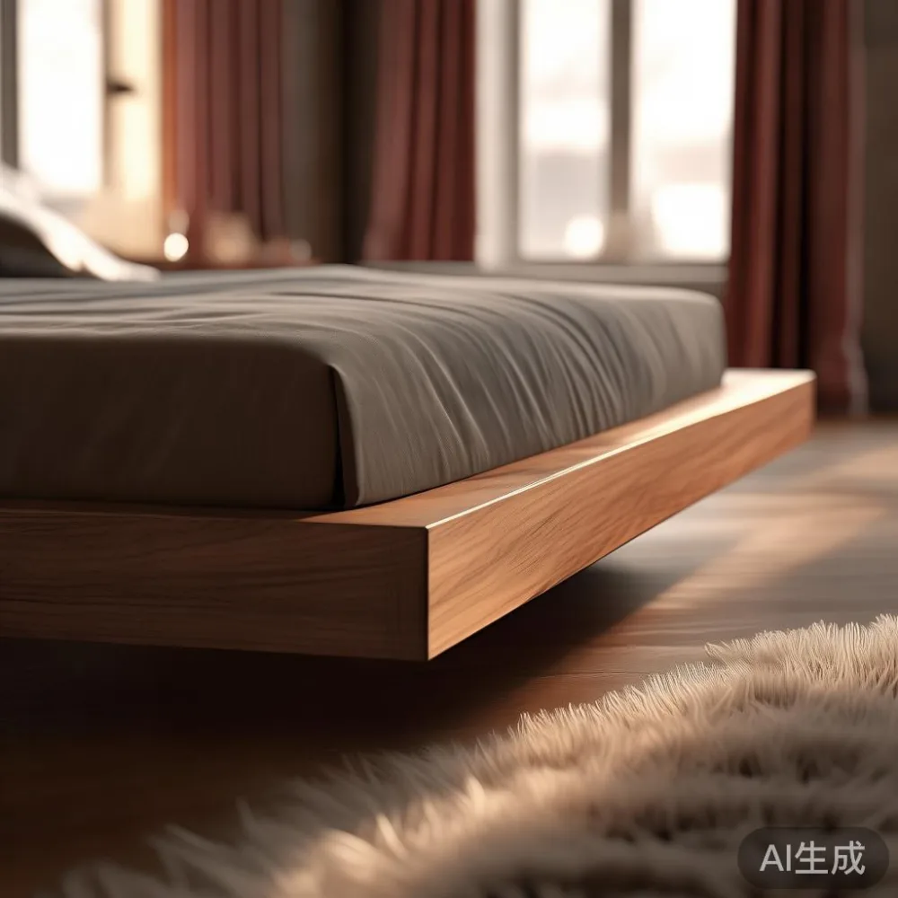 Gambar frame tempat tidur modern dan mewah