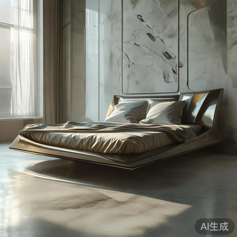Gambar rak bantal berbentuk mewah dalam gaya postmoden