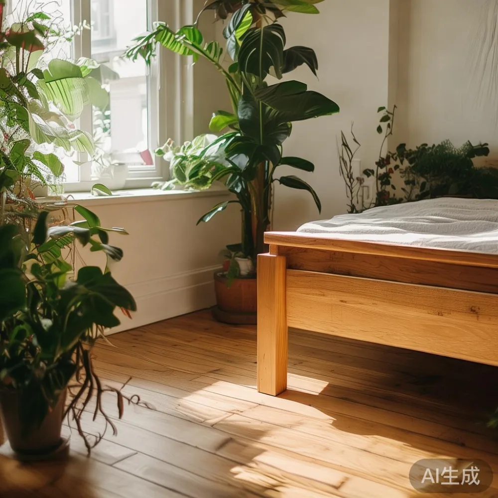 Membandingkan Nilai Sebenar: Veneer atau Kayu Pepejal untuk Rumah Anda — corner of a small condo apartment with wooden fl