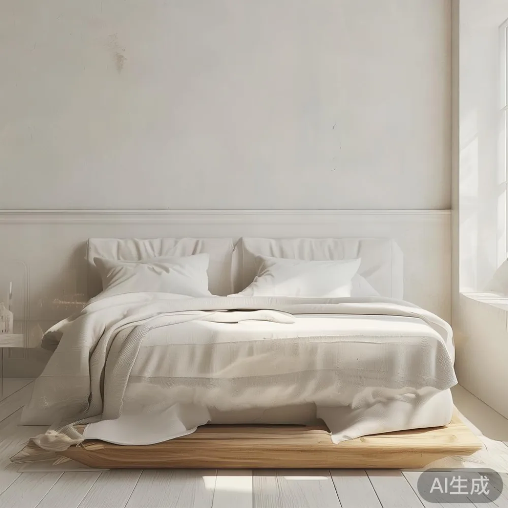 Realiti Penghantaran & Pemasangan Perabot Dalam Talian di Malaysia — staged against a plain wall with a linen sofa ne