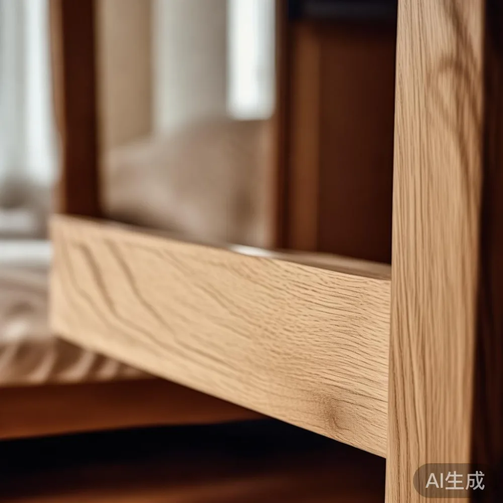 Apa Yang Sebenarnya Menggerakkan Harga Perabot Kayu Pepejal Di Malaysi — close-up of the grain and joinery detail, shallo