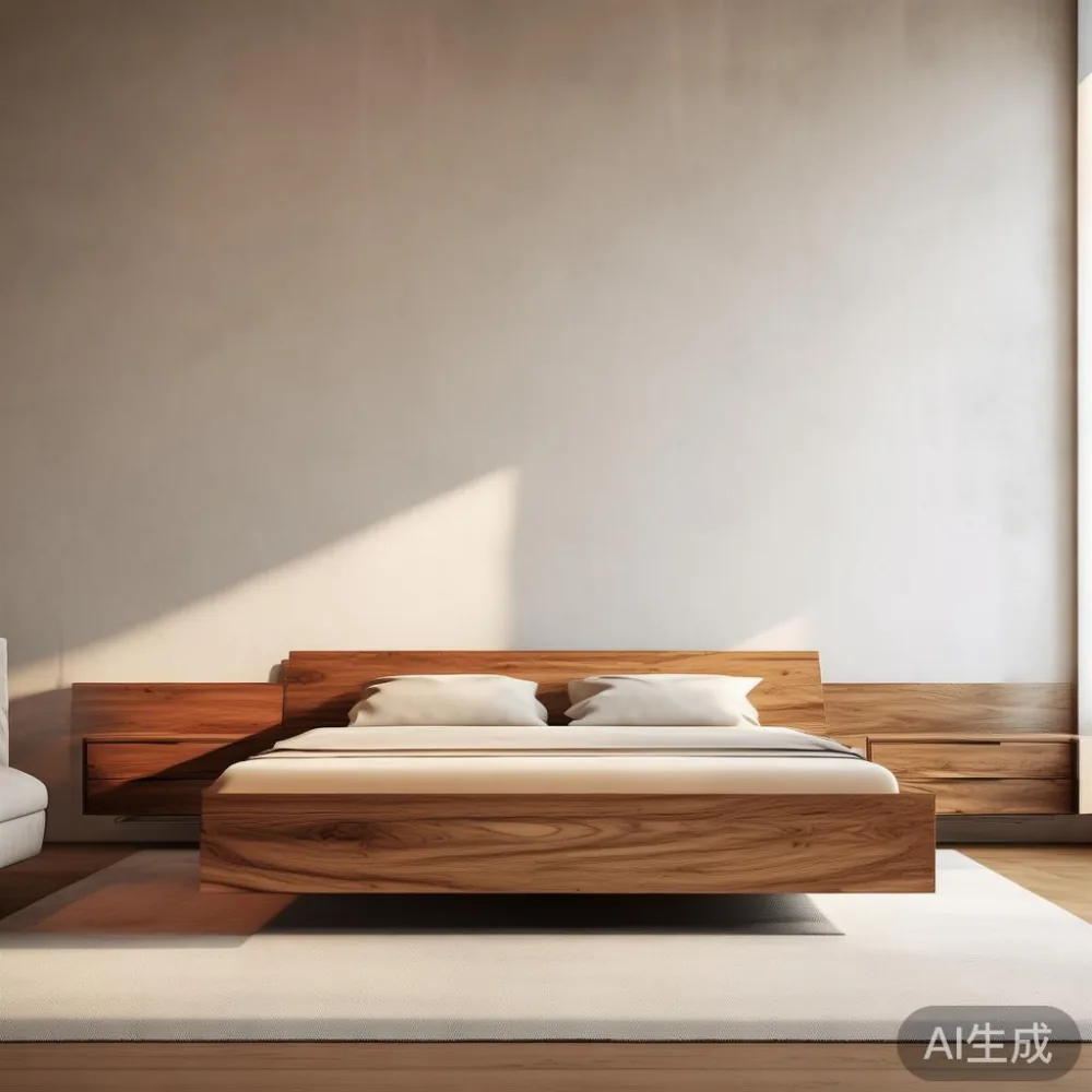 Apa Yang Sebenarnya Menggerakkan Harga Perabot Kayu Pepejal Di Malaysi — staged against a plain wall with a linen sofa ne