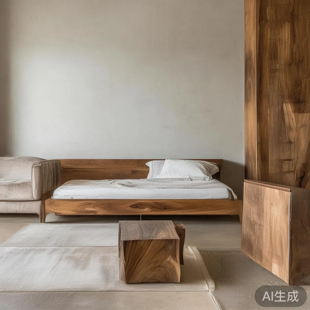Kelembapan Asia Tenggara dan Perabot Kayu Pepejal: Apa Yang Perlu Anda — staged against a plain wall with a linen sofa ne