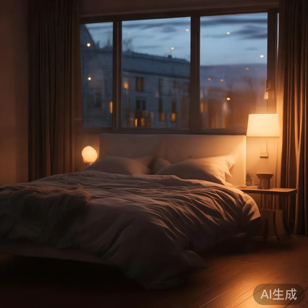 Cara Padankan Perabot dengan Dalaman Minimal Panas: Panduan Lengkap un — room setting at dusk with warm lamp light, film 