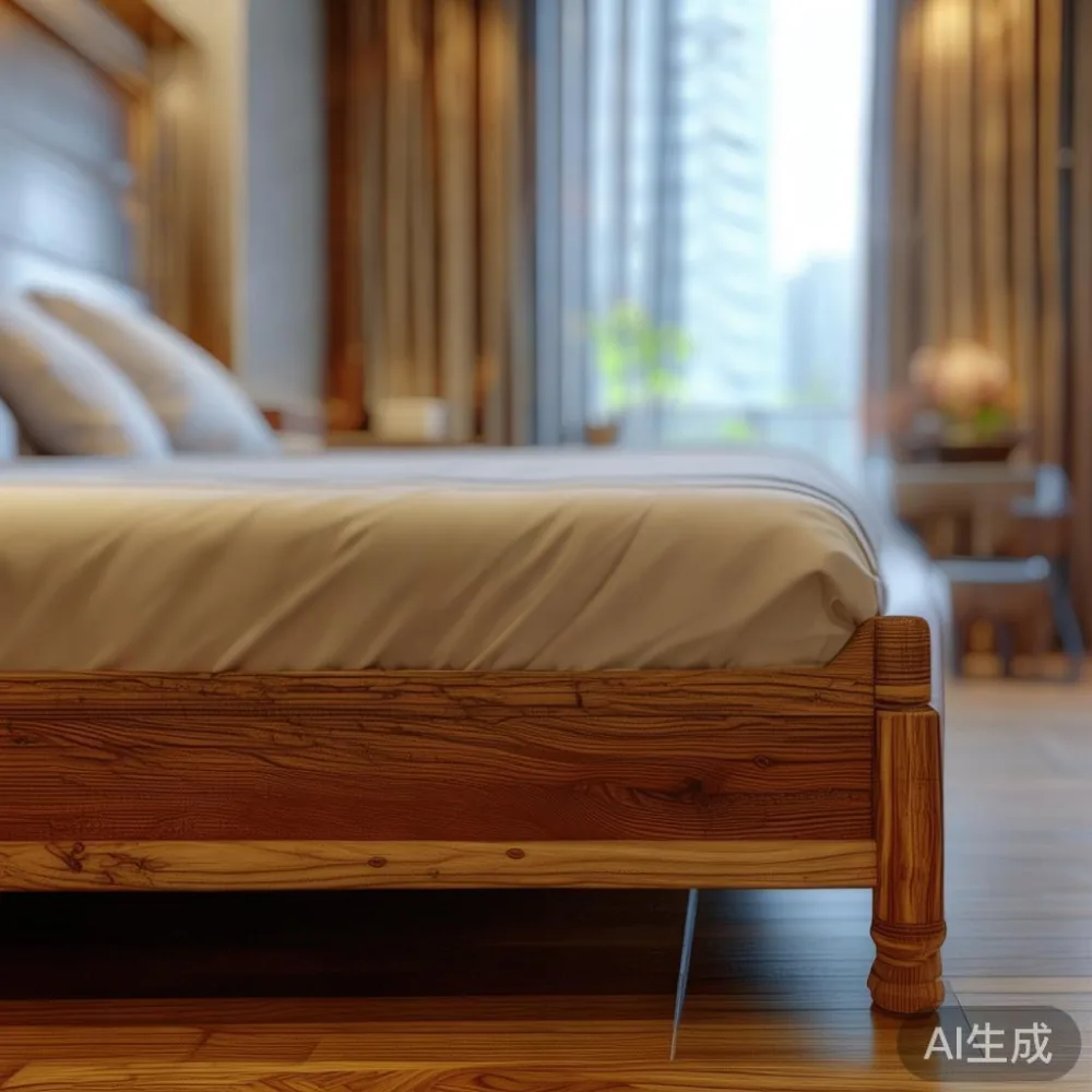 Mengecat Ruang Sempit Jadi Mewah: Cara Menyusun Kondominium Malaysia S — close-up of the grain and joinery detail, shallo