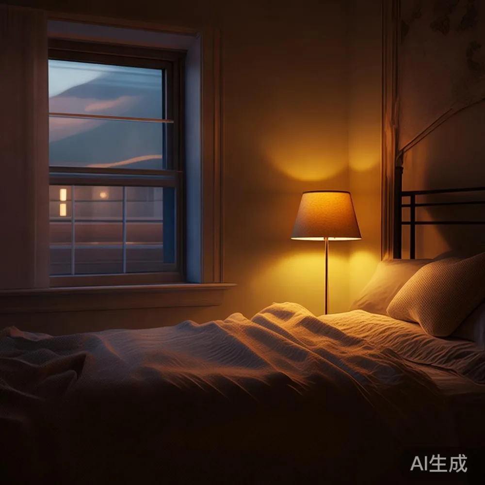 Panduan Membeli Sofa Yang Anda Tidak Boleh Duduk: 10 Perkara Wajib Sem — room setting at dusk with warm lamp light, film 