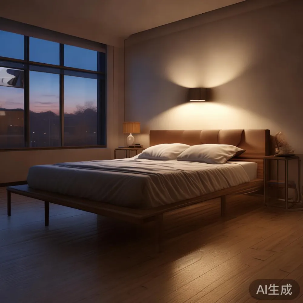 Panduan Memilih Saiz Perabot Living Room HDB Singapura Yang Tepat — room setting at dusk with warm lamp light, film 