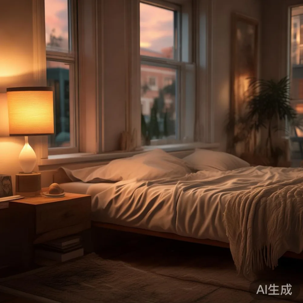 Panduan Memilih Saiz Perabot untuk Ruang Tamu HDB dan Kondominium Mala — room setting at dusk with warm lamp light, film 