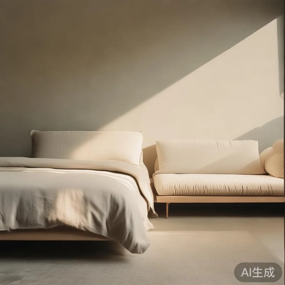 Panduan Memilih Saiz Perabot untuk Ruang Tamu Kondominium Malaysia — F — staged against a plain wall with a linen sofa ne