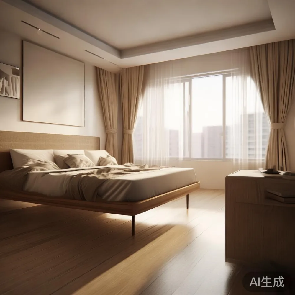 Bingkai Katil, Lif, dan Lori: Realiti Sebenar Penghantaran & Pemasanga — in a sunlit Singapore HDB living room, morning l