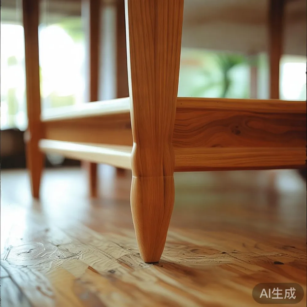 Menjaga Kekayaan Rangka Katil Anda di Iklim Tropika Malaysia — detail of the base and leg construction on a bed