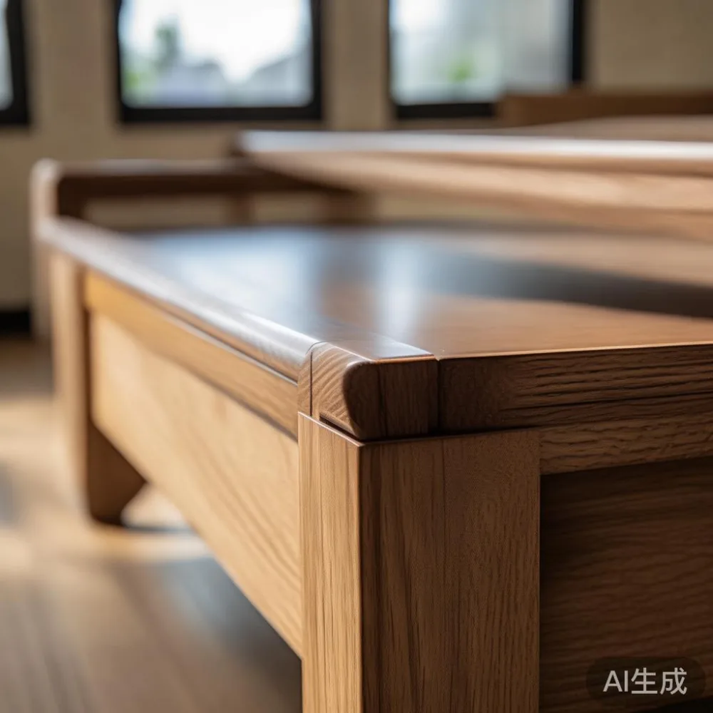 Venir atau Kayu Pepejal? Pandangan Jujur tentang Kos Jangka Panjang un — close-up of the grain and joinery detail, shallo